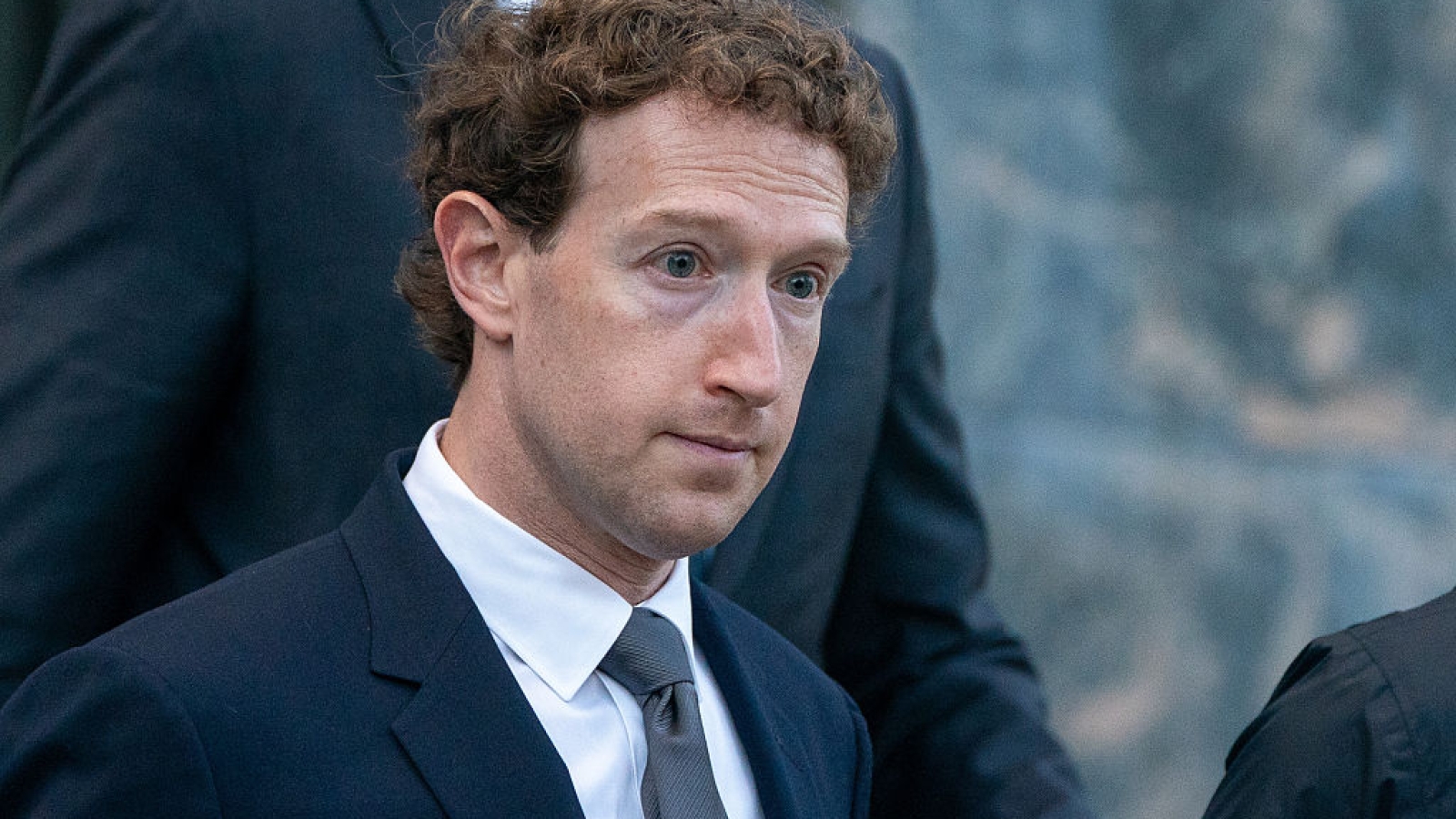 Mark Zuckerberg, chief executive officer of Meta Platforms Inc., exits Los Angeles Superior Court in Los Angeles, California, US, on Wednesday, Feb. 18, 2026. Zuckerberg testified that it's "very difficult" to enforce Instagram's age limits and downplayed how much teen users do for the company's business during a landmark trial over social media addiction. Photographer: Kyle Grillot/Bloomberg via Getty Images